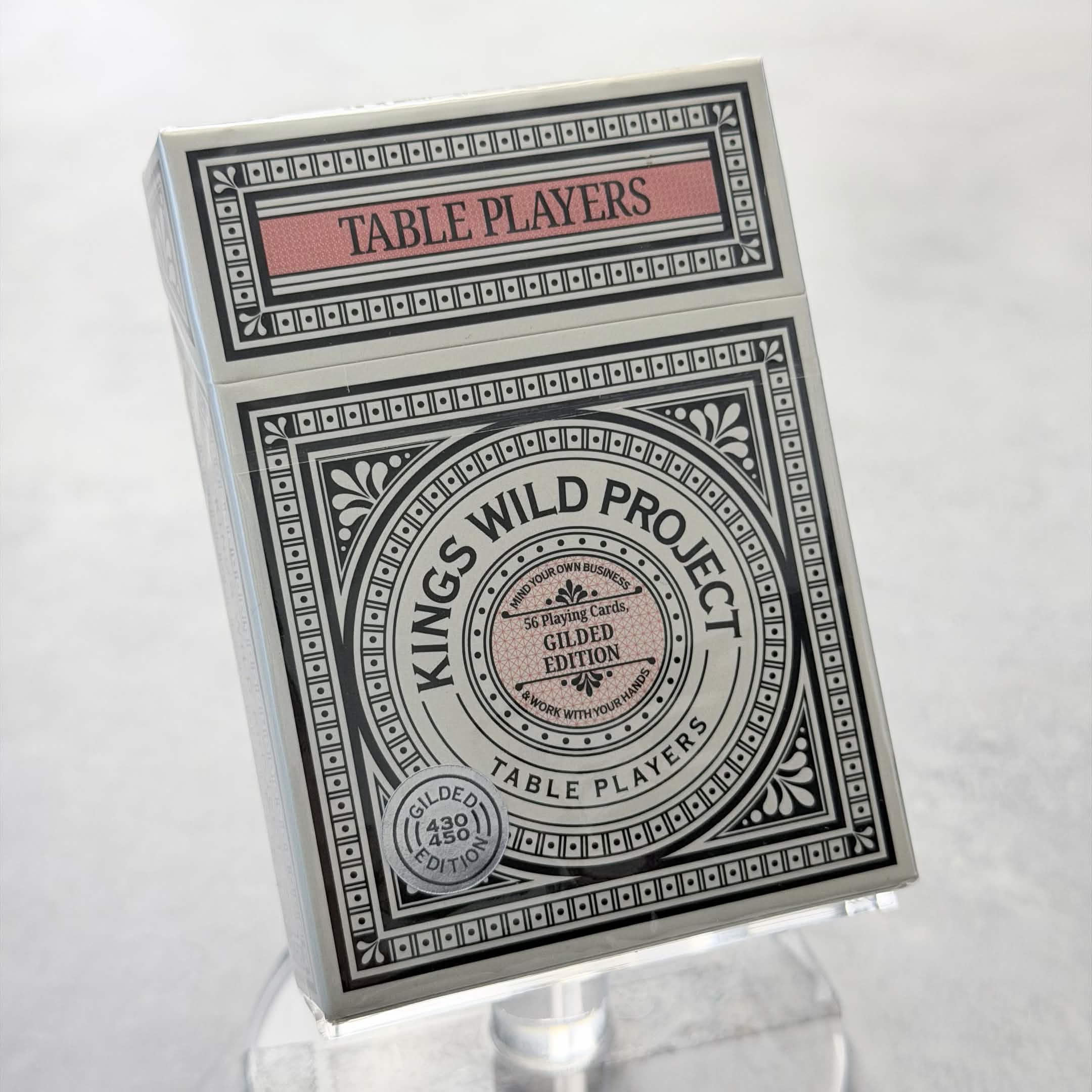 Table Players Vol 40 (Gilded "Justin Brinn's Light Bitter Ale") Playing Cards