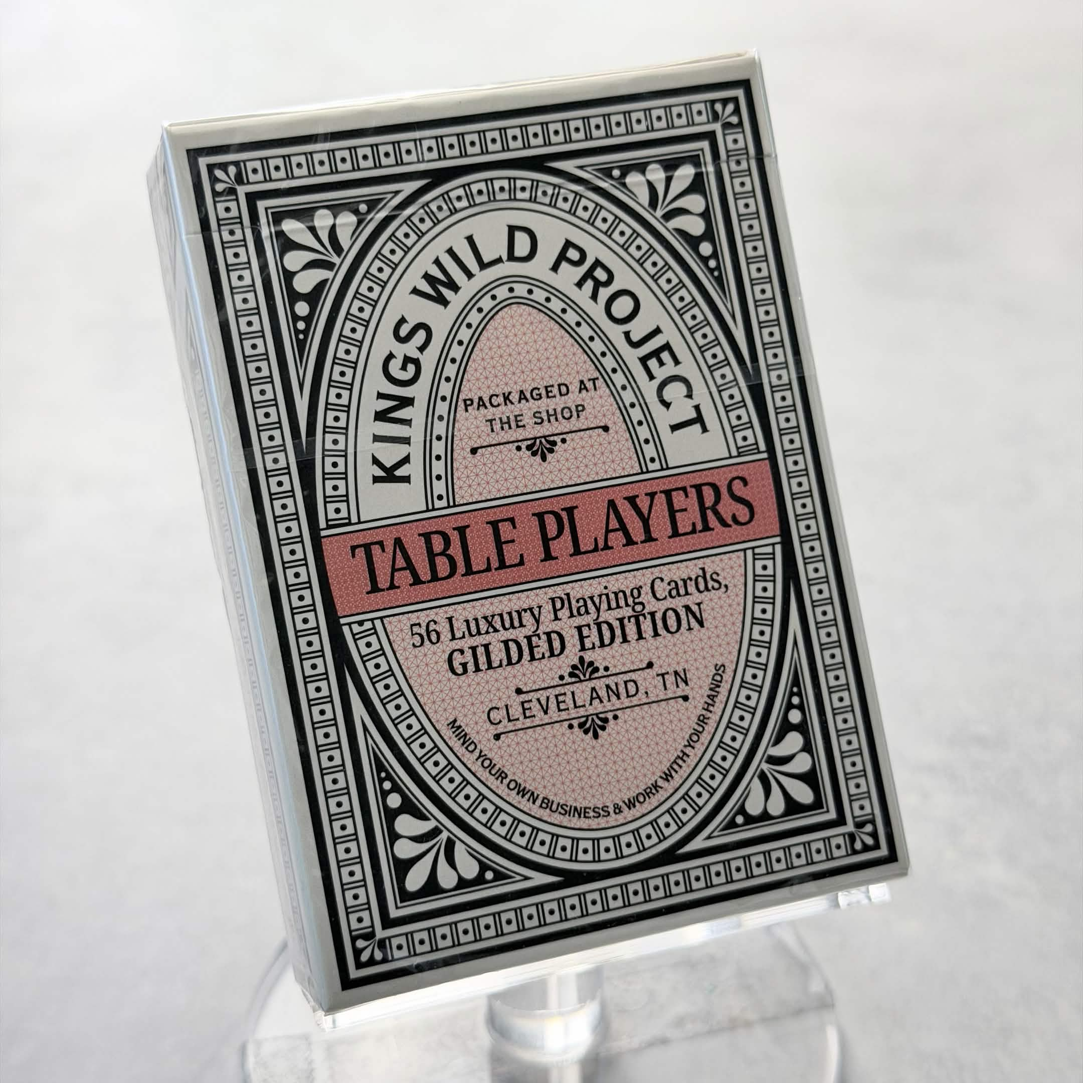 Table Players Vol 40 (Gilded "Justin Brinn's Light Bitter Ale") Playing Cards