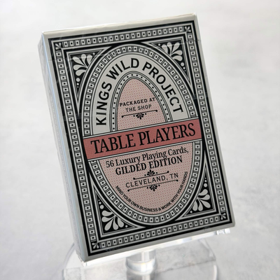 Table Players Vol 40 (Gilded "Justin Brinn's Light Bitter Ale") Playing Cards