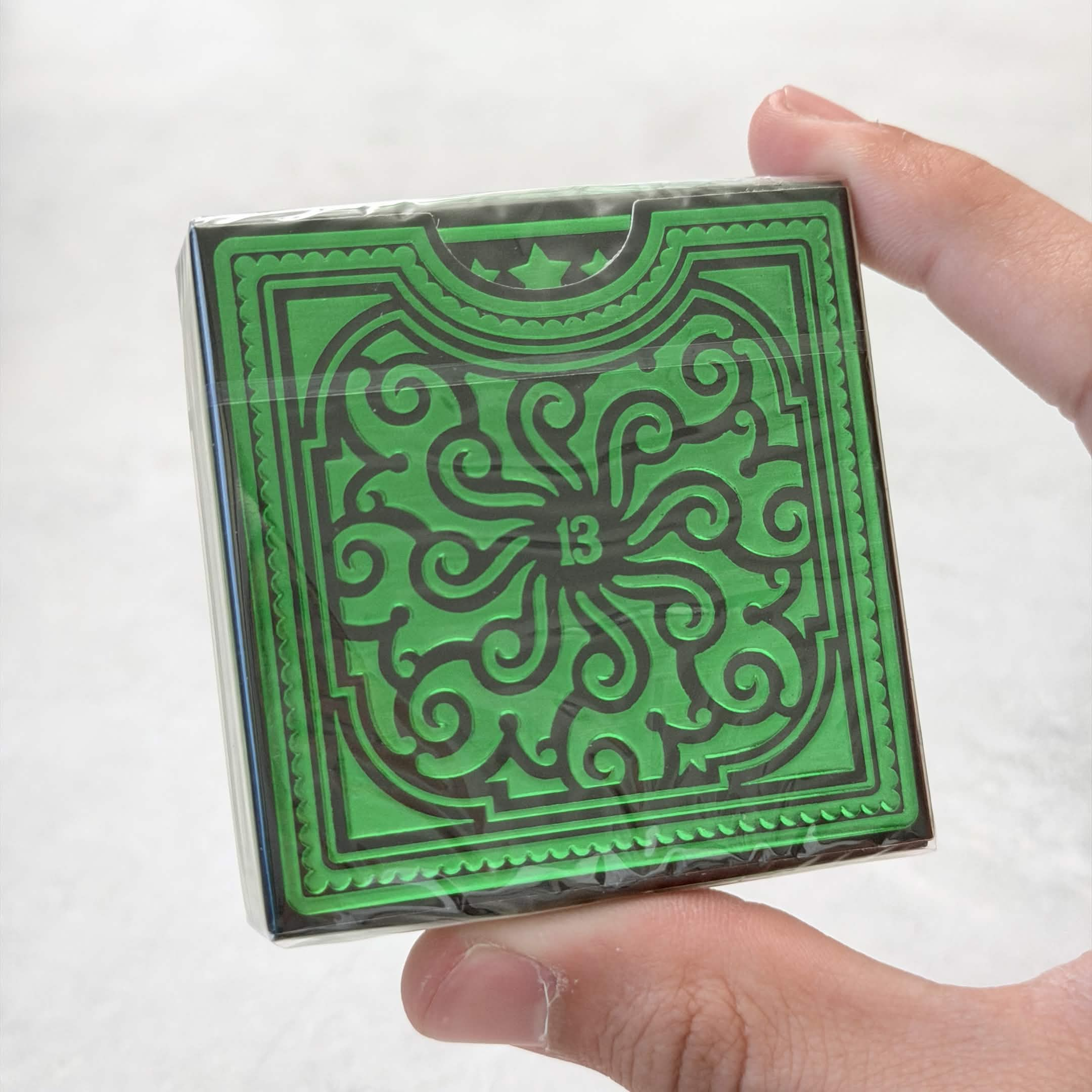 Alphabet Block - Green Special Edition (Gilded) Playing Cards