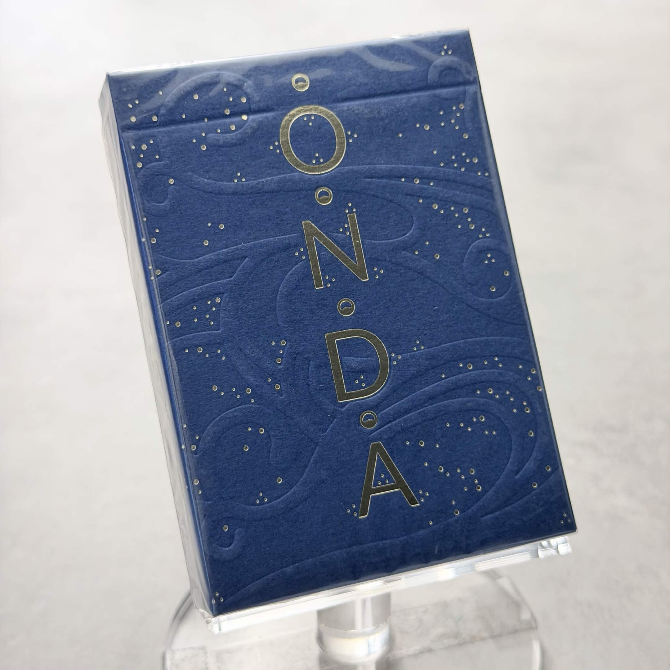 Onda Ultramarine (Gold) Playing Cards