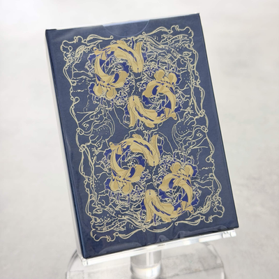 Onda Ultramarine (Gold) Playing Cards