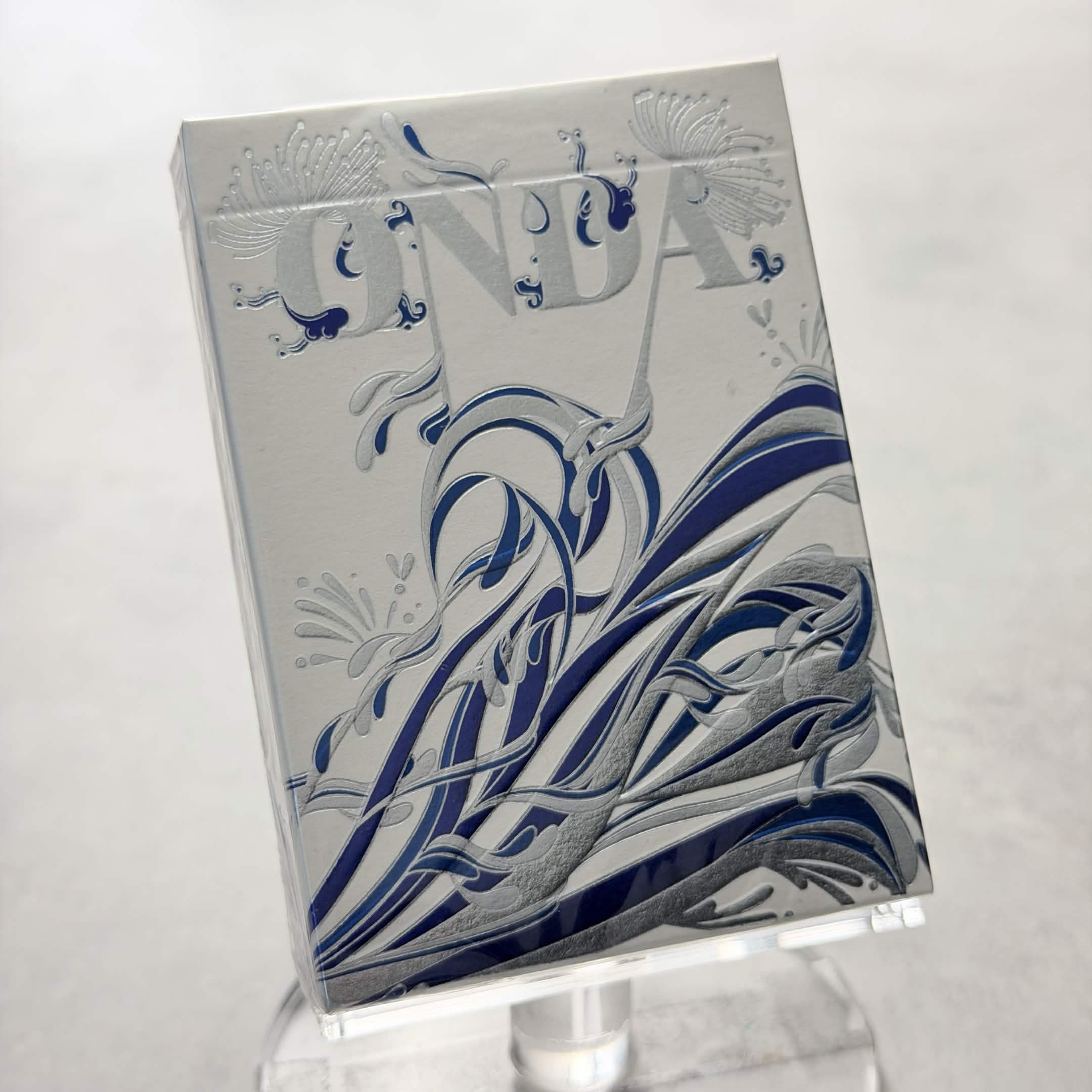 Onda Wave Silver Playing Cards