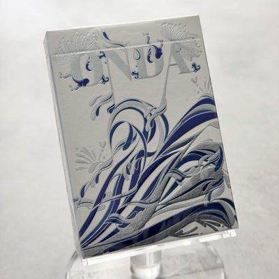 Onda Wave Silver Playing Cards
