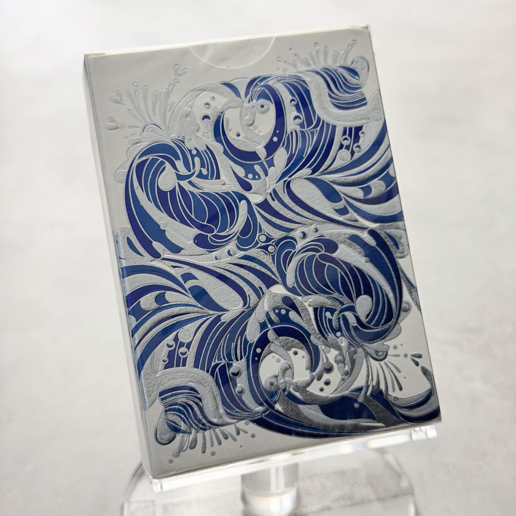 Onda Wave Silver Playing Cards