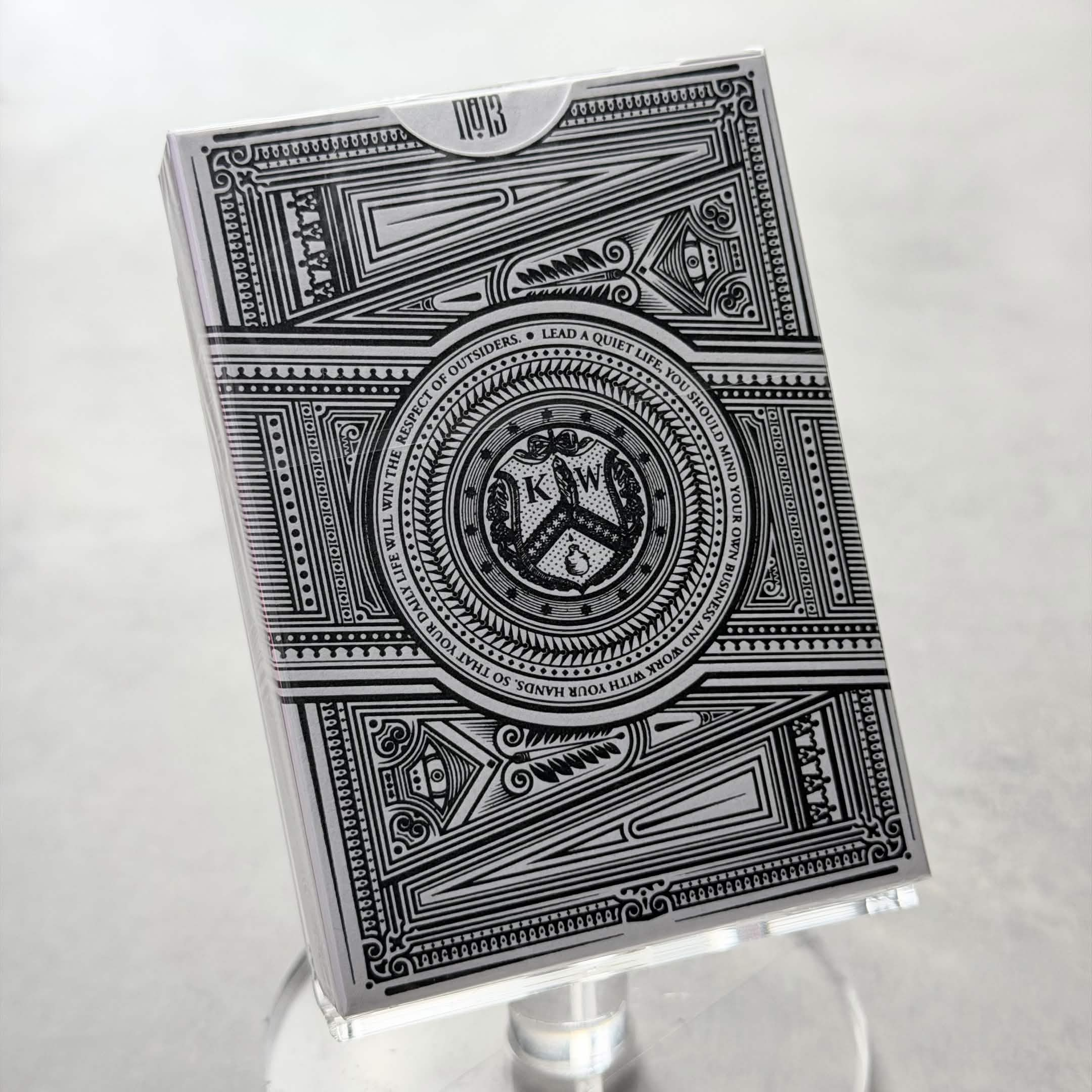 Invocation Platinum Playing Cards