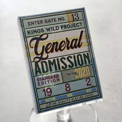 General Admission (Standard) Playing Cards