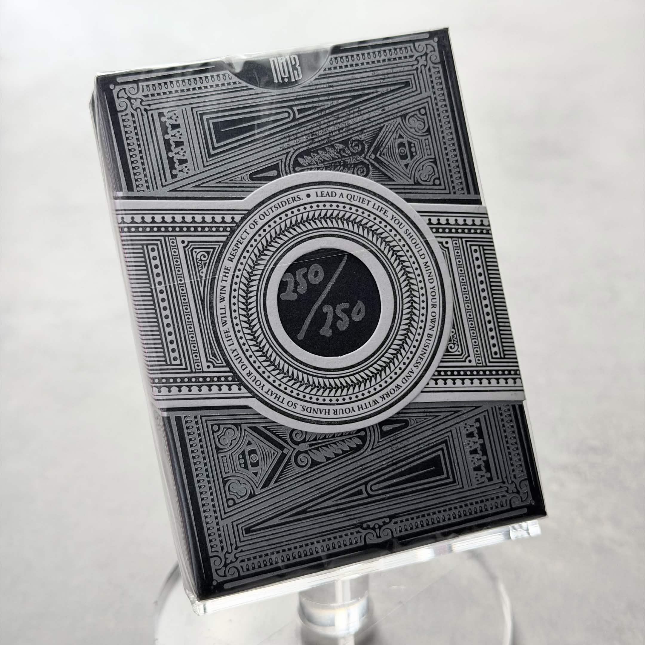 Invocation Platinum (Gilded #250/250) Playing Cards