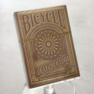 Bicycle Scarlett (Gilded #024/300) Playing Cards
