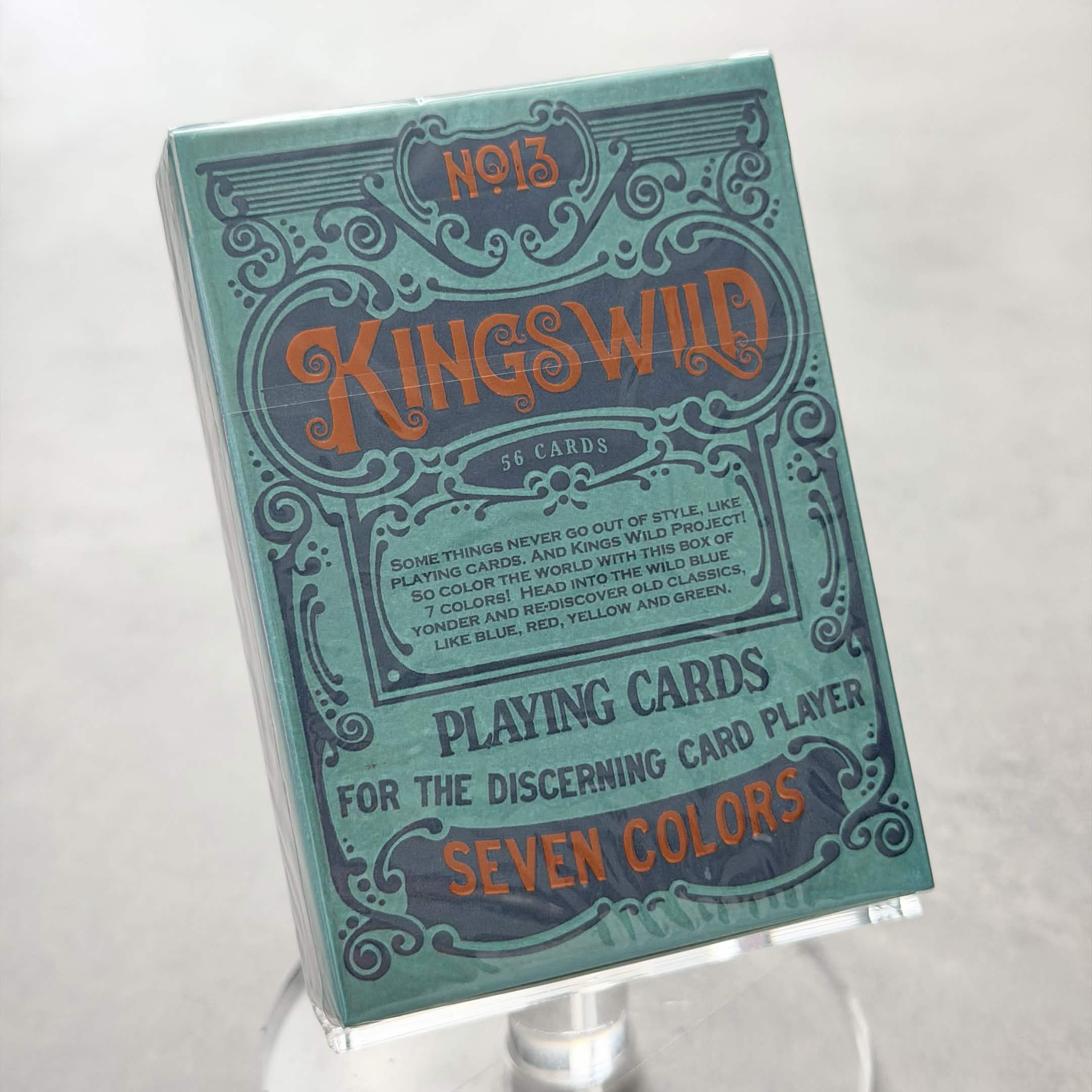 Seven Colors Gilded Playing Cards