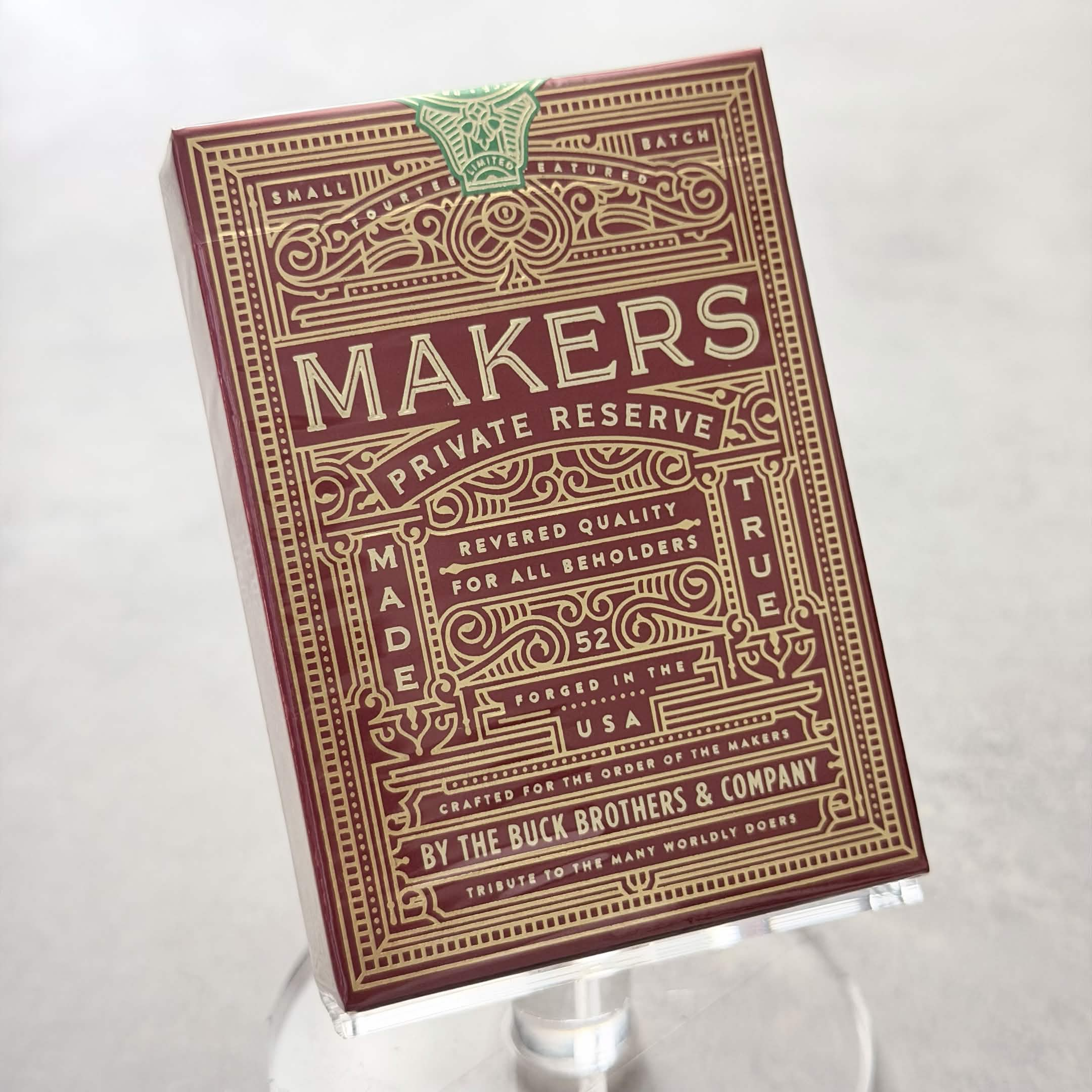 Makers Private Reserve Playing Cards