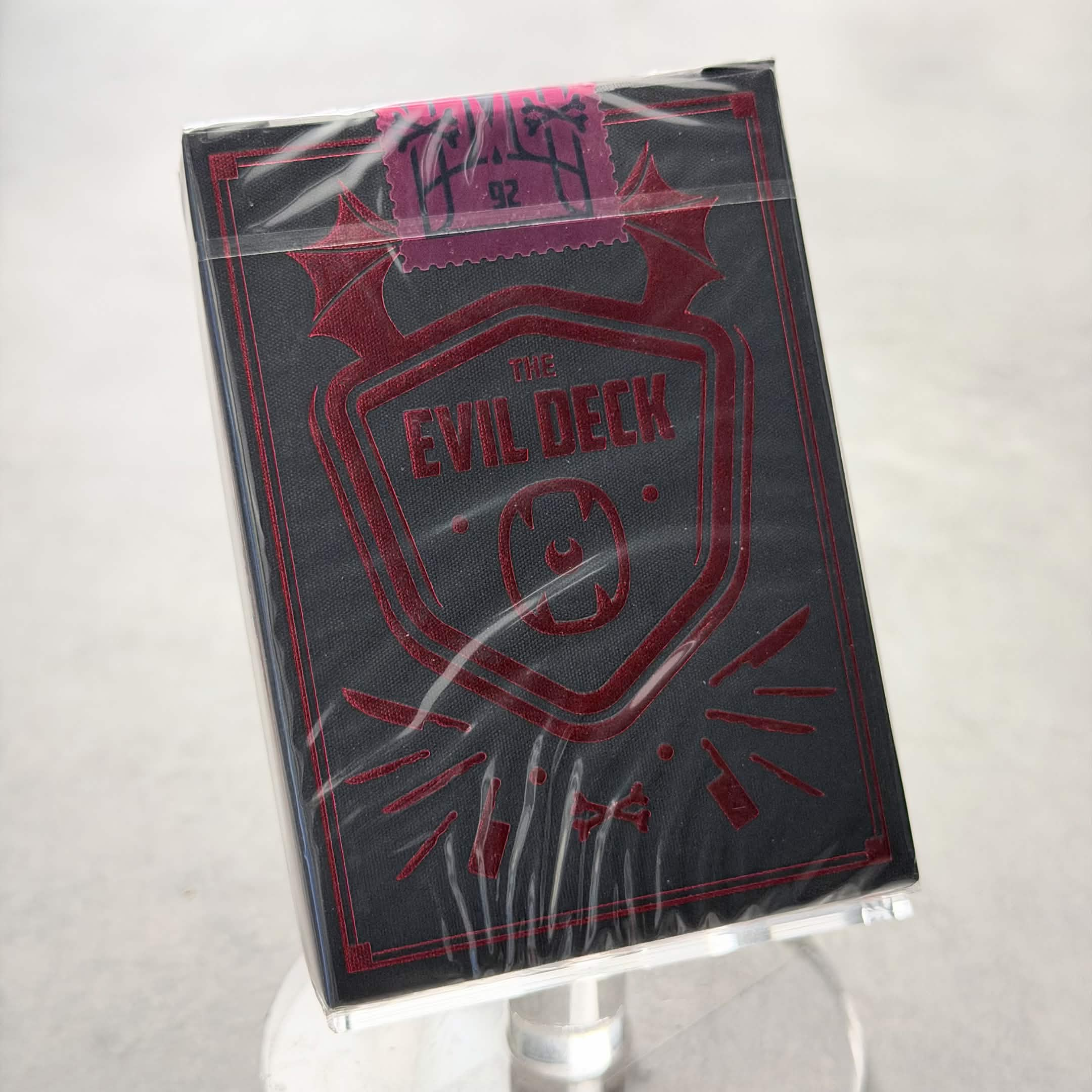 The Evil Deck (Black Blood) Playing Cards
