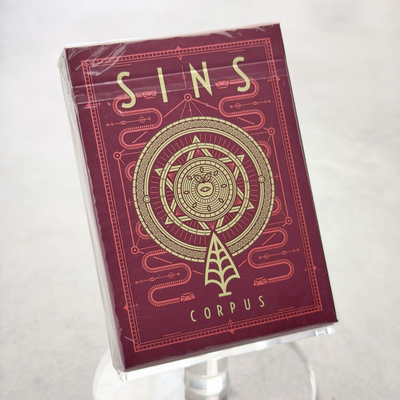 Sins Red Corpus Playing Cards