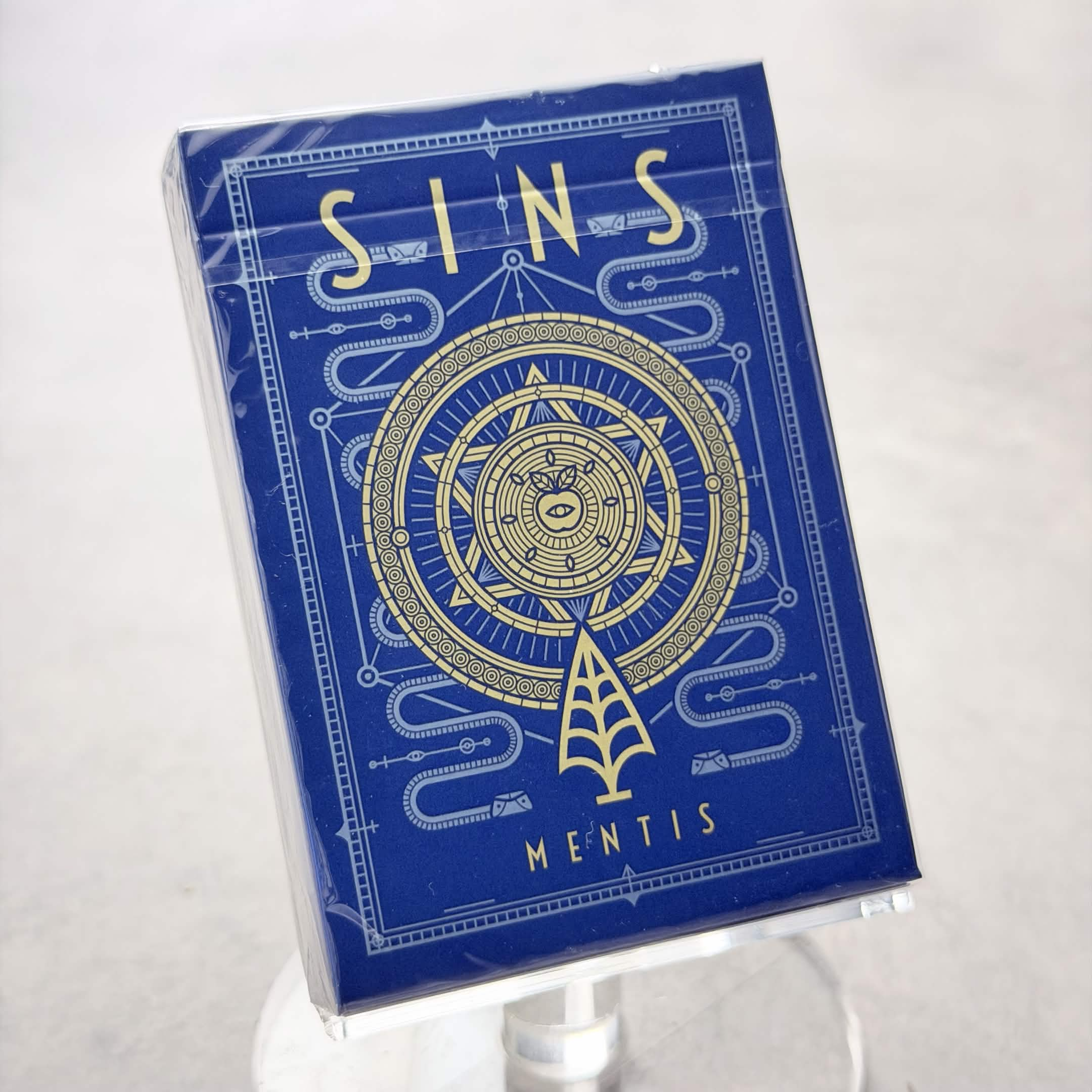 Sins Blue Mentis Playing Cards