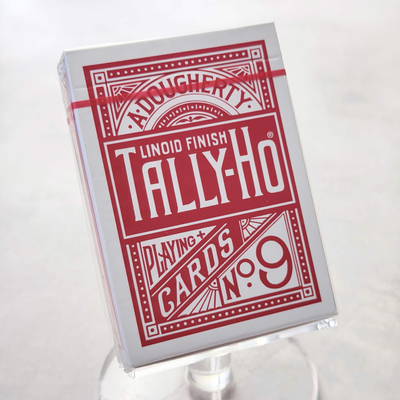 Tally-Ho Circle Back (Red/Thin Crushed) Playing Cards