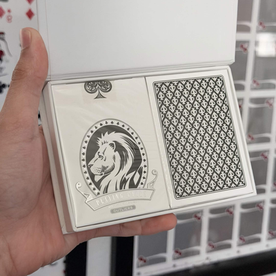 White Lions Outliers (Reverse) 2 Deck Set Playing Cards
