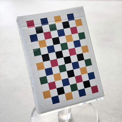 Anyone Multicolor Checkerboard Playing Cards