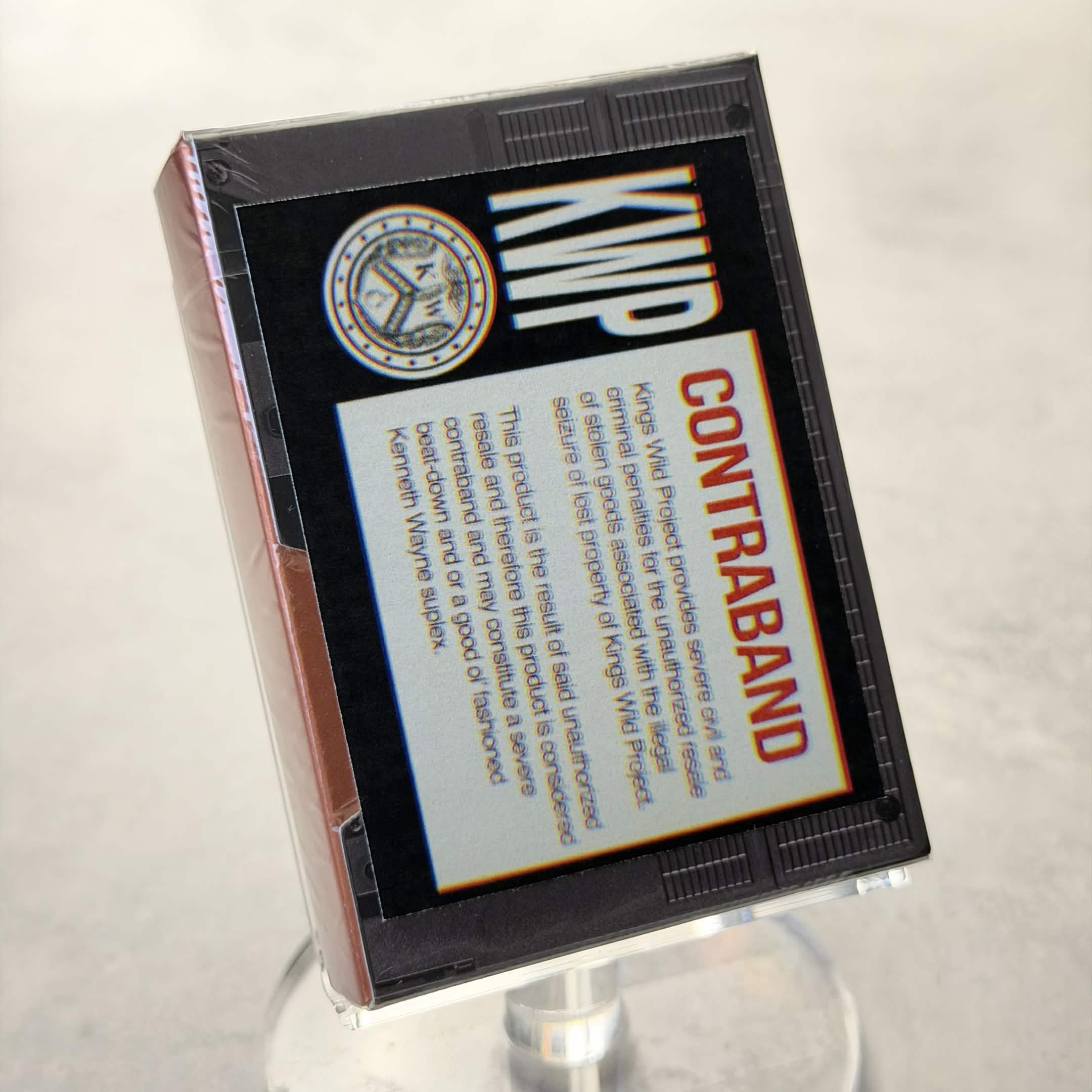 VHS 1982 - 4th Of July (Contraband) Playing Cards
