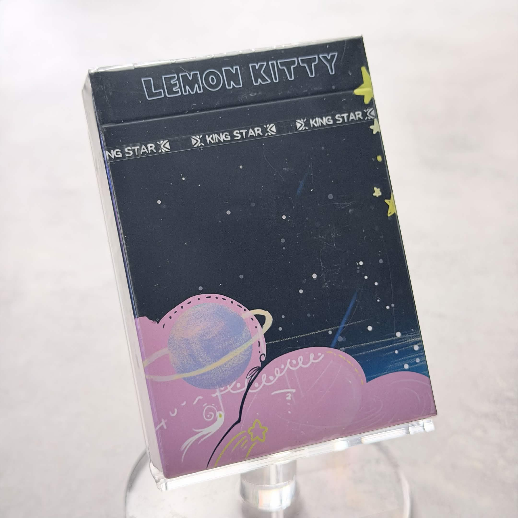 Space Cat V2 (White Cat) Playing Cards
