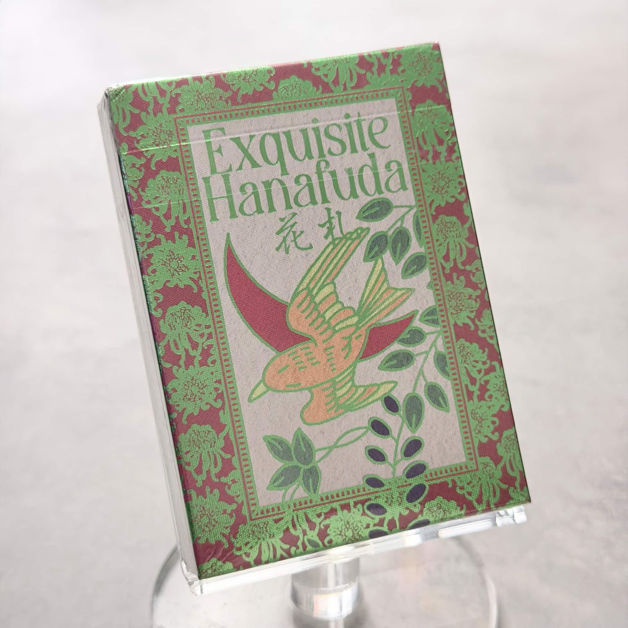 Exquisite Hanafuda (Green) [SEALED / MINOR TUCK DEFECTS]