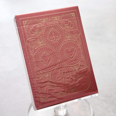 Misc Goods V3 (Light Red) Playing Cards