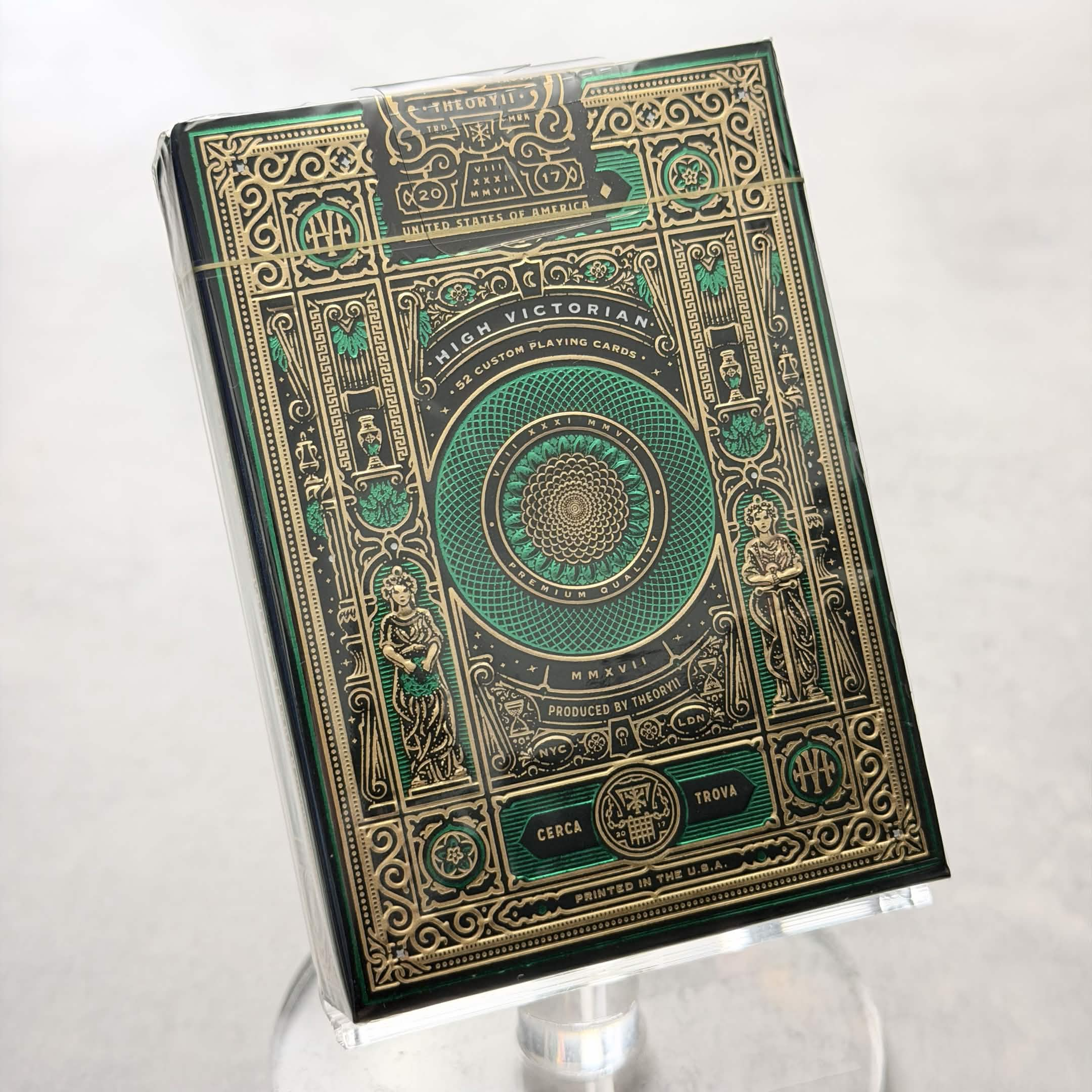 High Victorian (Green) Playing Cards