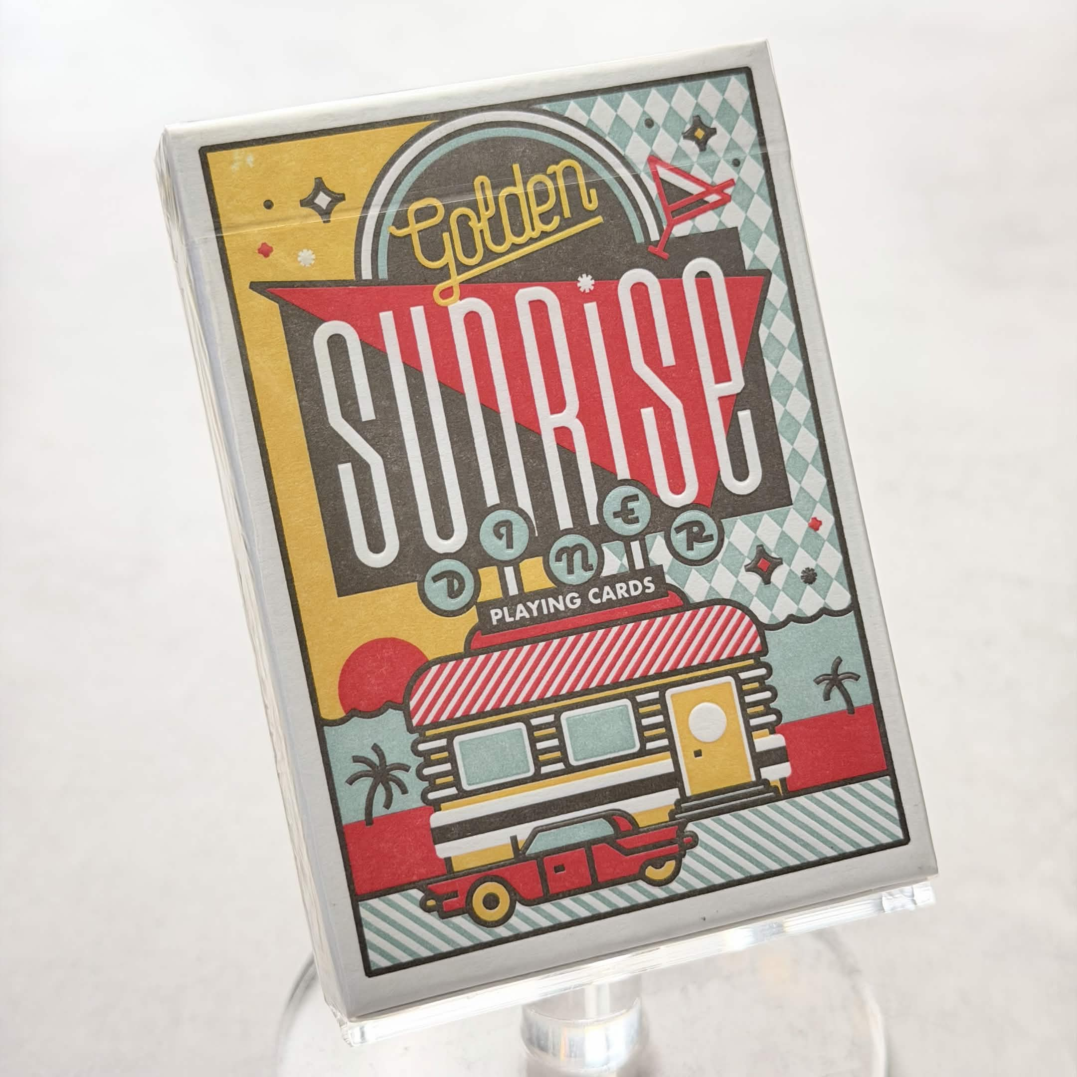 Golden Sunrise Playing Cards