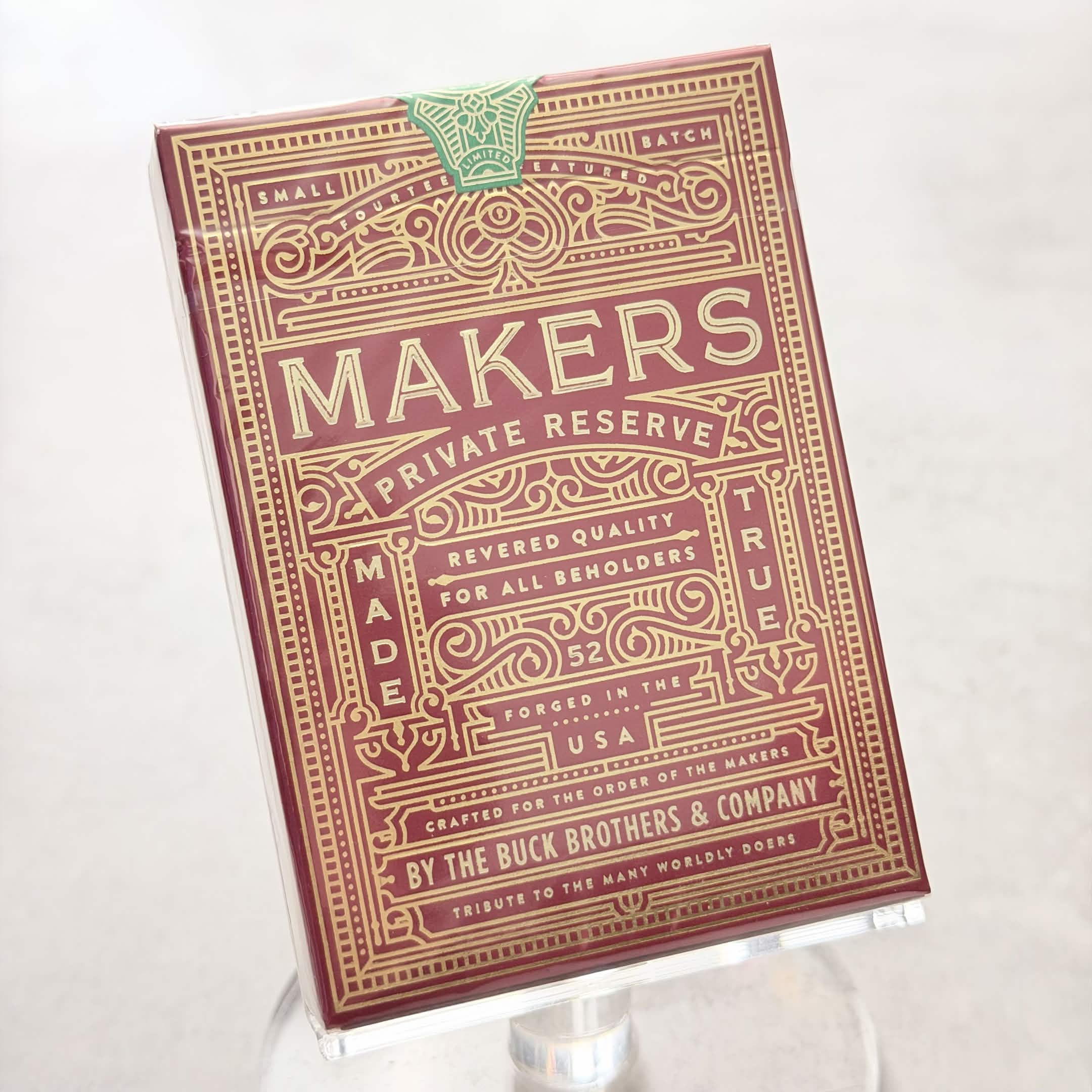 Makers (Private Reserve) Playing Cards