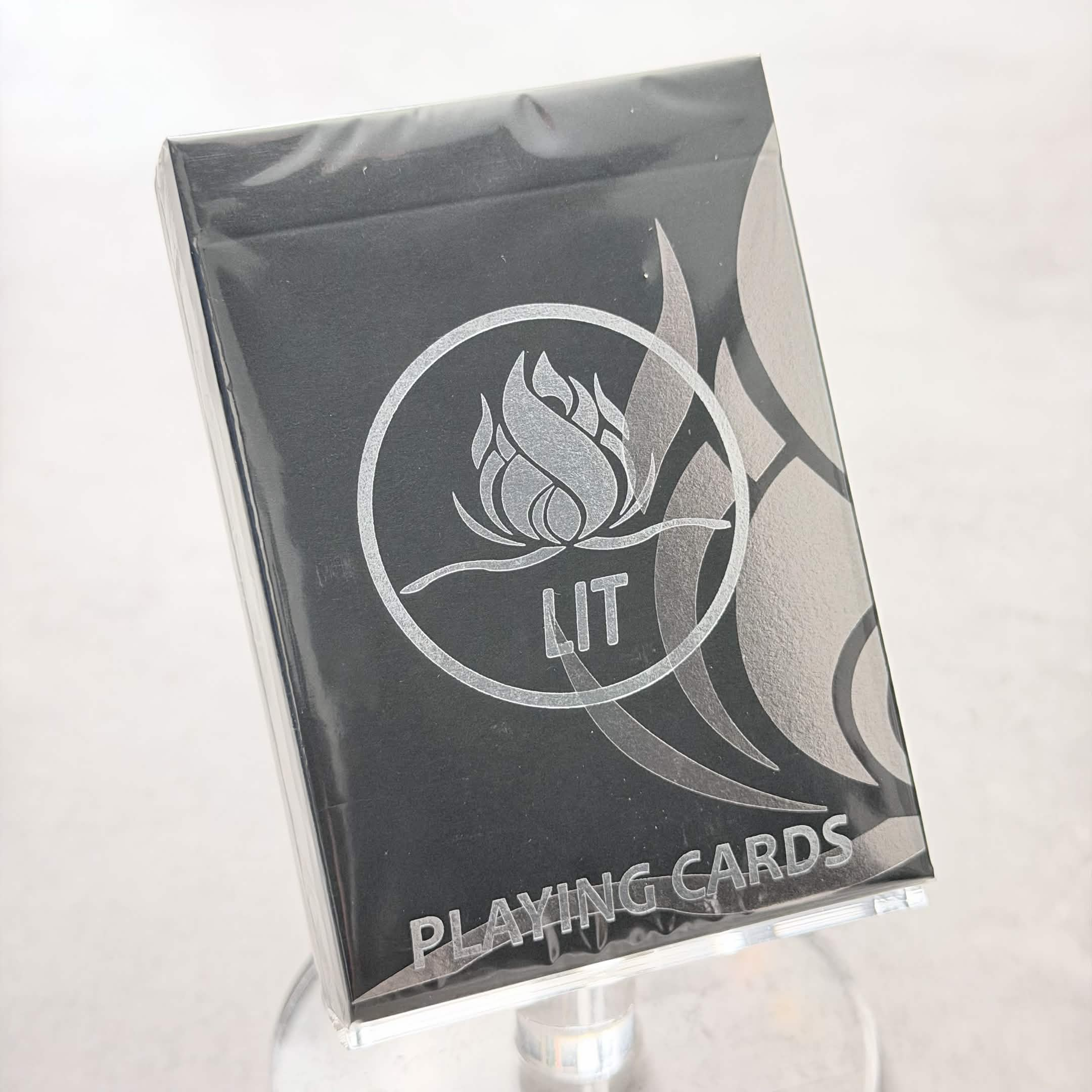 Lit V2 Black (Limited) Playing Cards