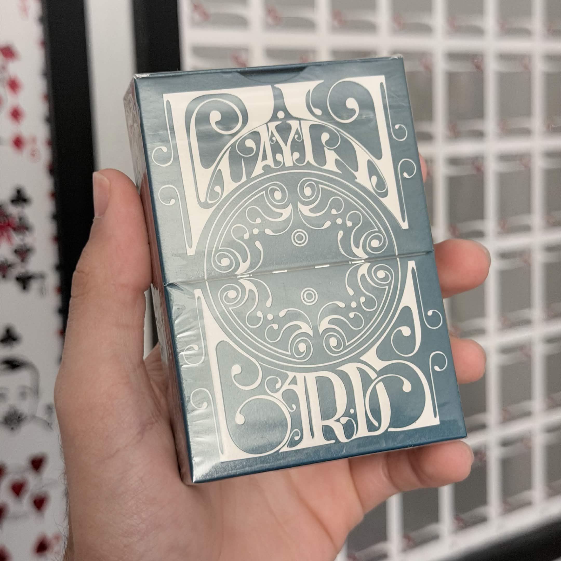 Smoke & Mirrors Blue V8 (Collectors Edition) Playing Cards
