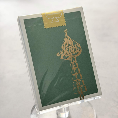 Ace Fulton's Casino (Emerald Green) Playing Cards