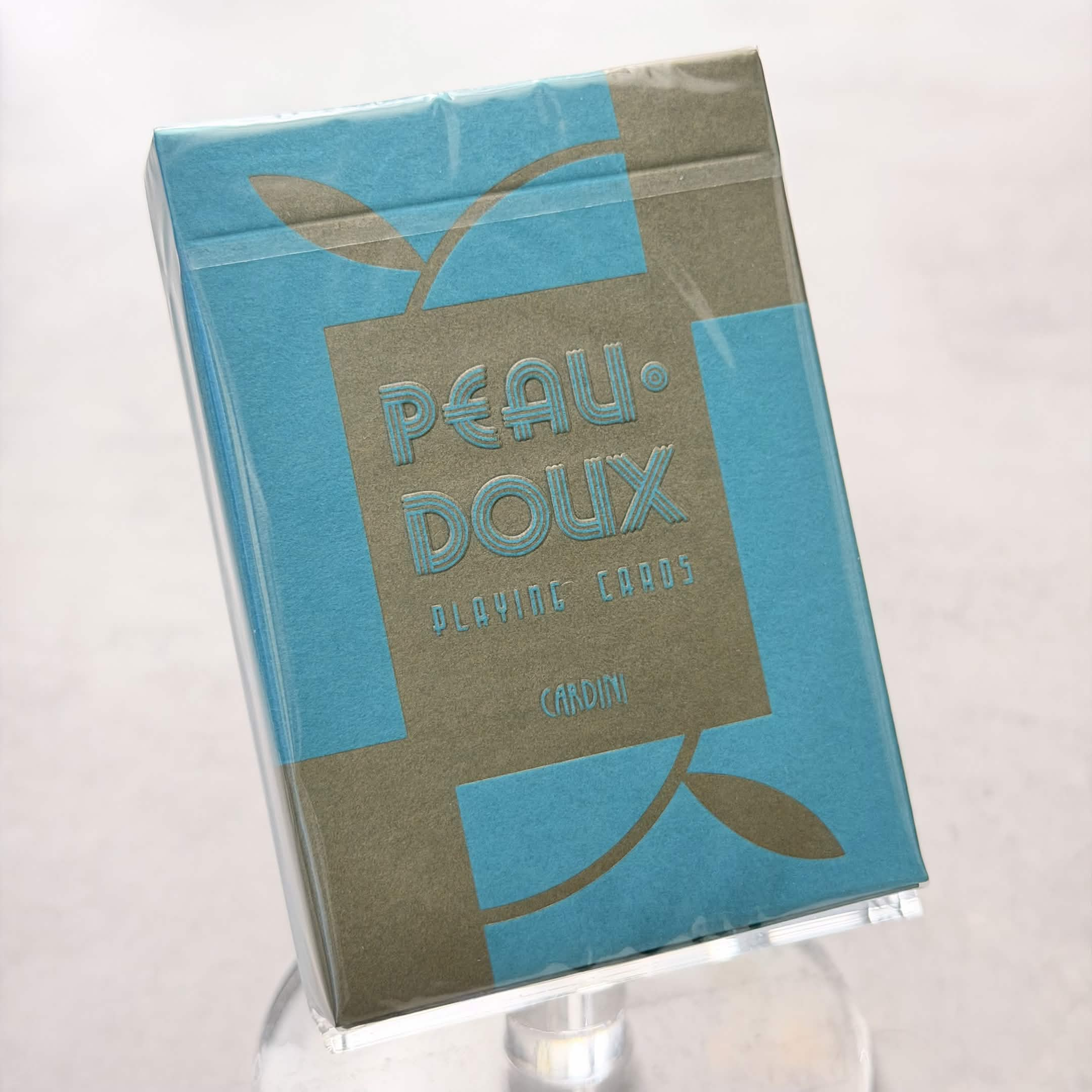 Peau Doux (Turquoise) Playing Cards