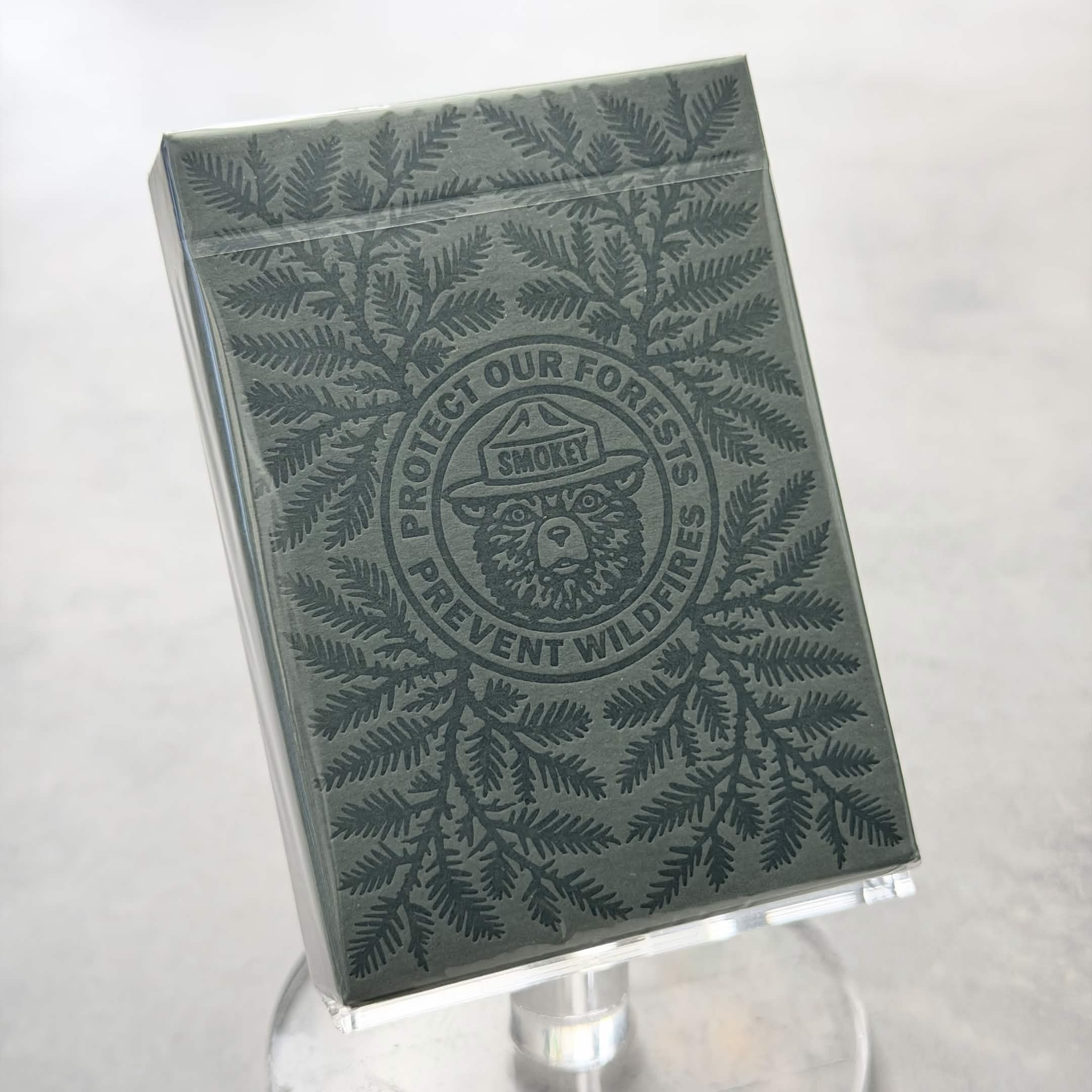 Smokey Bear (Dark Green) Playing Cards