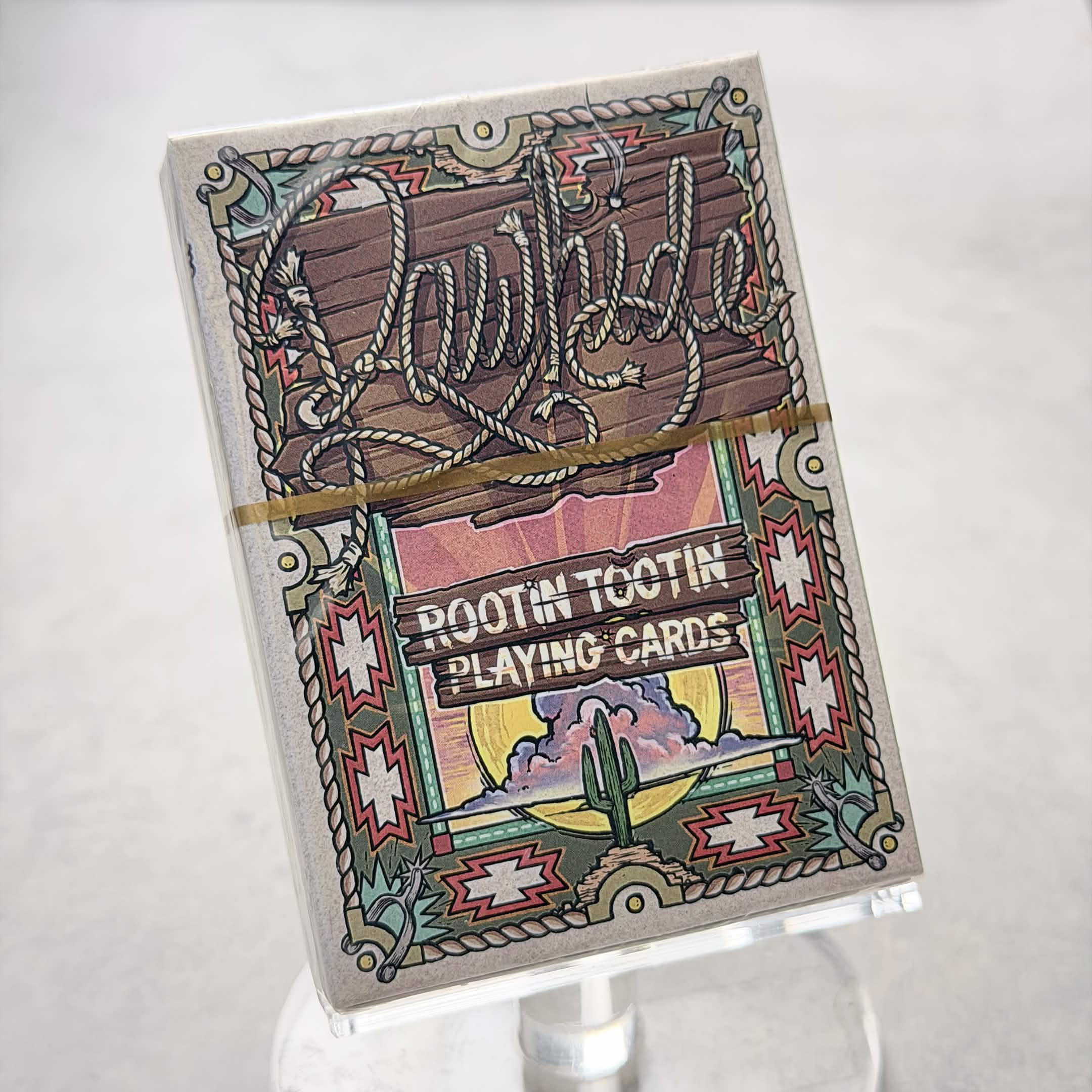 Rawhide (Gilded) Playing Cards
