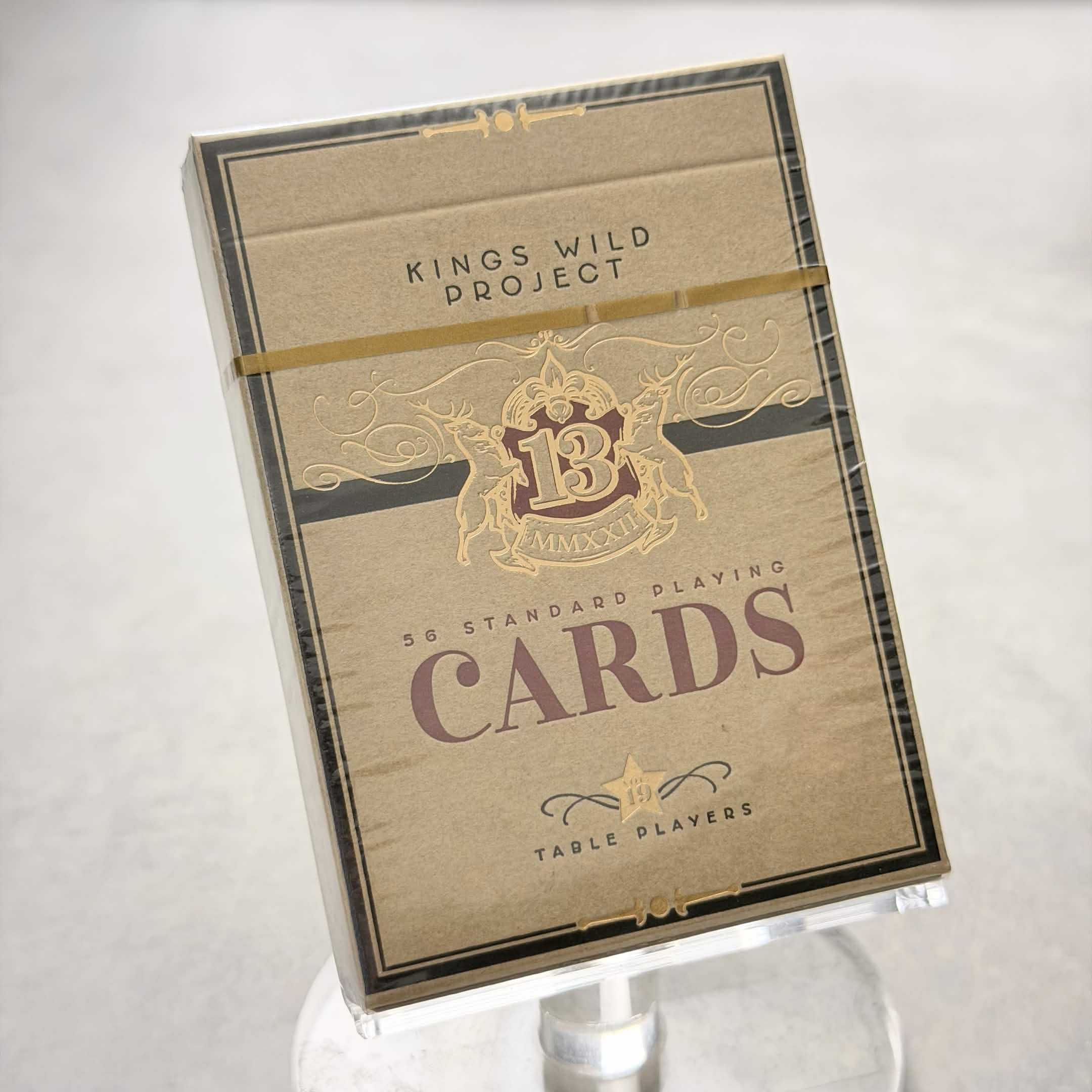 Table Players Vol. 19 ("Слава Cigarettes" Gilded) Playing Cards