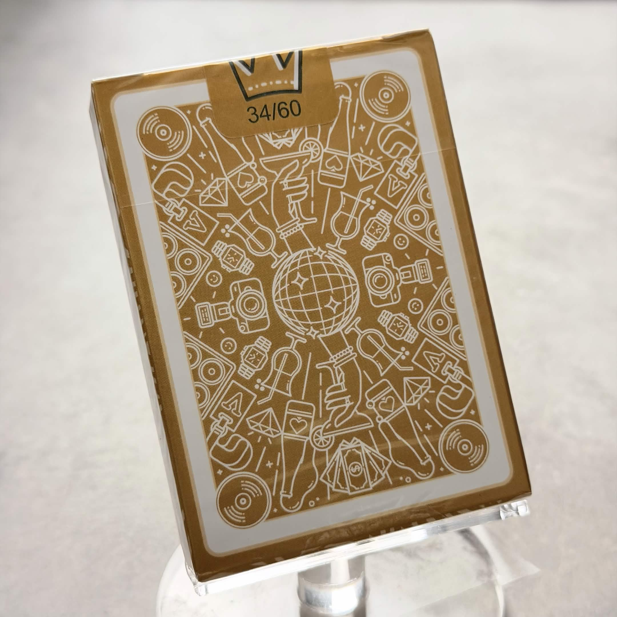 Night Club - Champagne (Gilded) Playing Cards