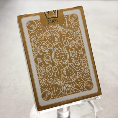 Night Club - Champagne (Gilded) Playing Cards