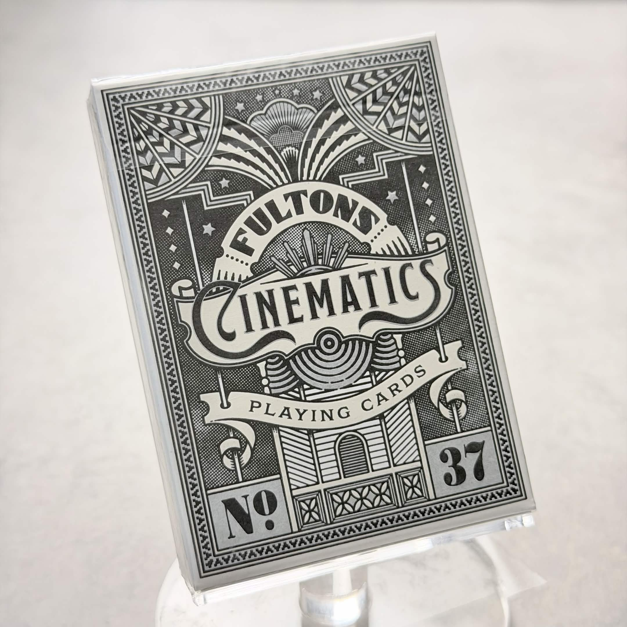 Cinematics - Silver Screen (Silverstone Gilded) Playing Cards