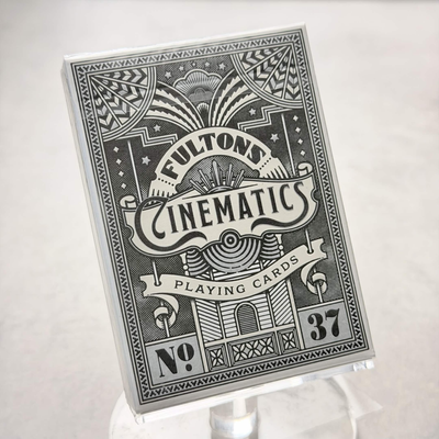 Cinematics - Silver Screen (Silverstone Gilded) Playing Cards