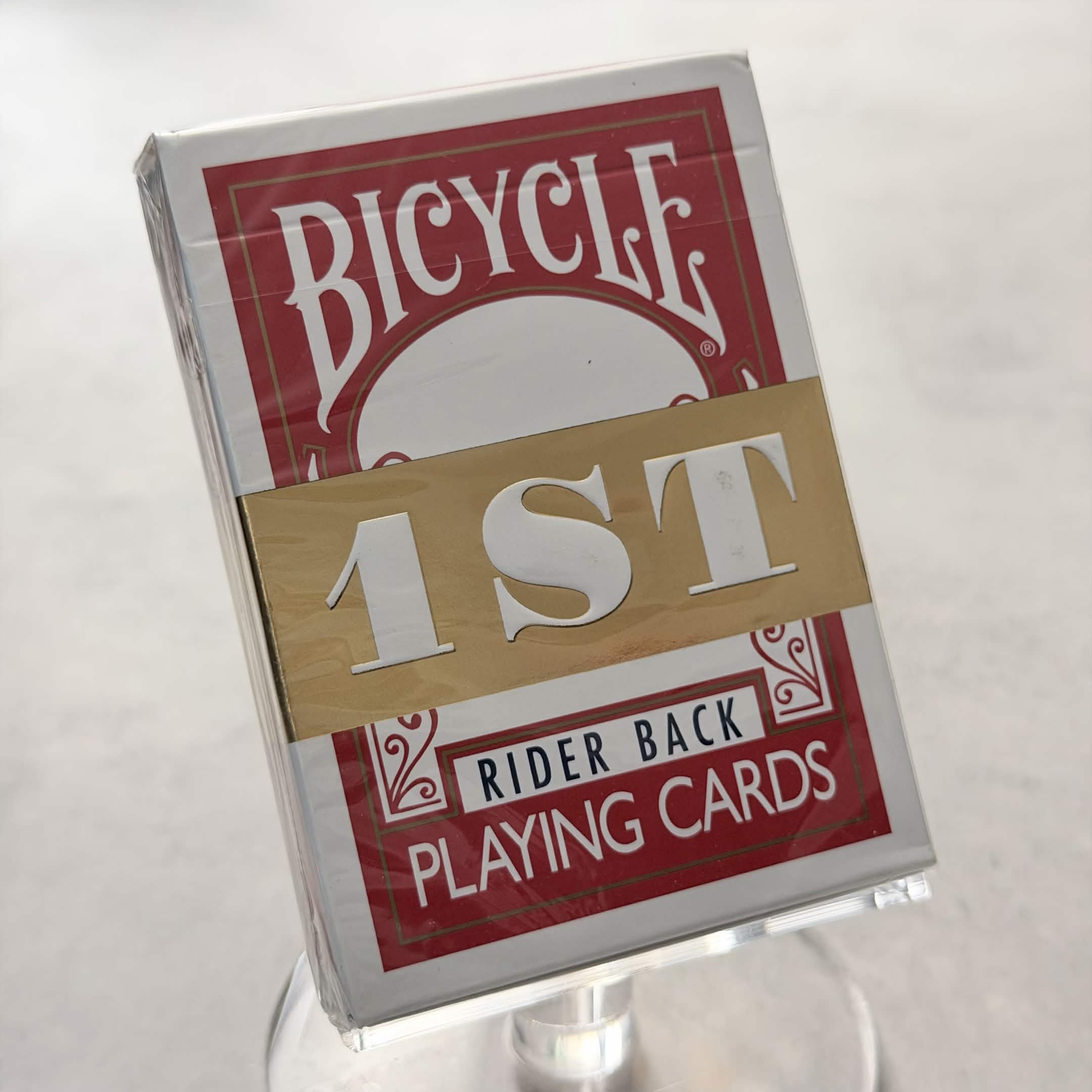Bicycle 1st Rider Back (Red) [SEALED / MINOR TUCK DEFECTS]