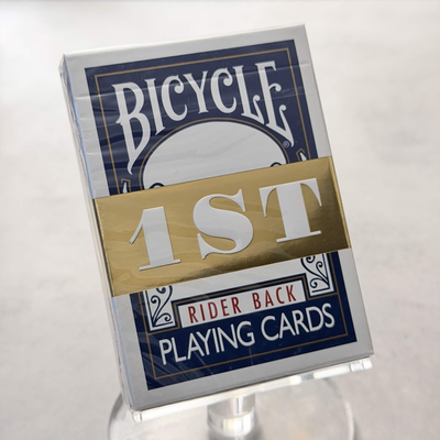 Bicycle 1st Rider Back (Blue) [SEALED / MINOR TUCK DEFECTS]