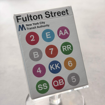 Fulton Street 1972 - Vignelli Map [SEALED / MINOR TUCK DEFECTS]