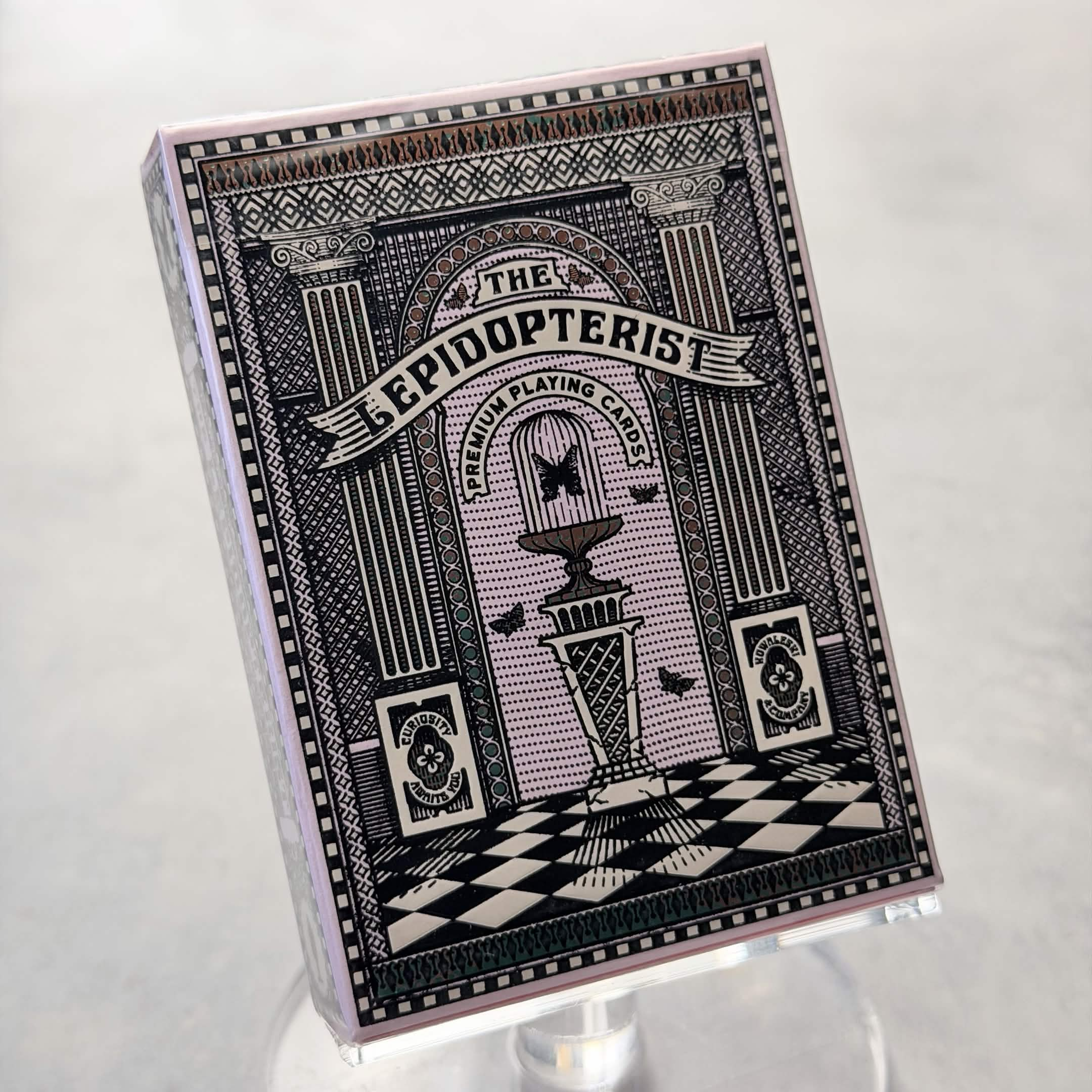 The Lepidopterist (Pink) Playing Cards