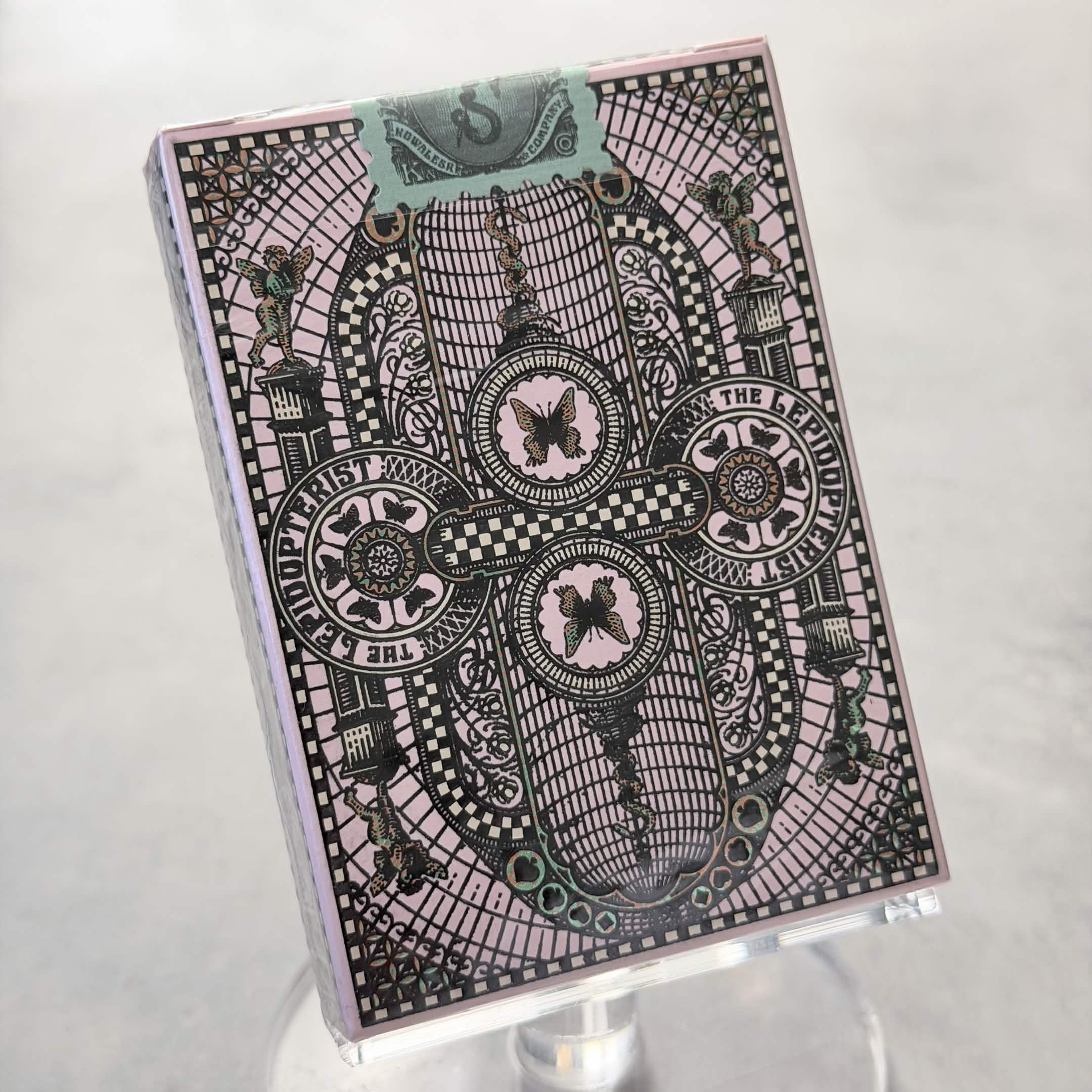 The Lepidopterist (Pink) Playing Cards