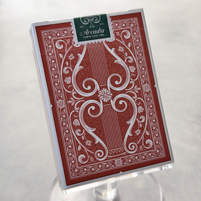 Arcadia - Harmony Back (Red) Playing Cards