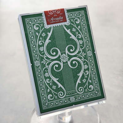 Arcadia - Harmony Back (Green) Playing Cards