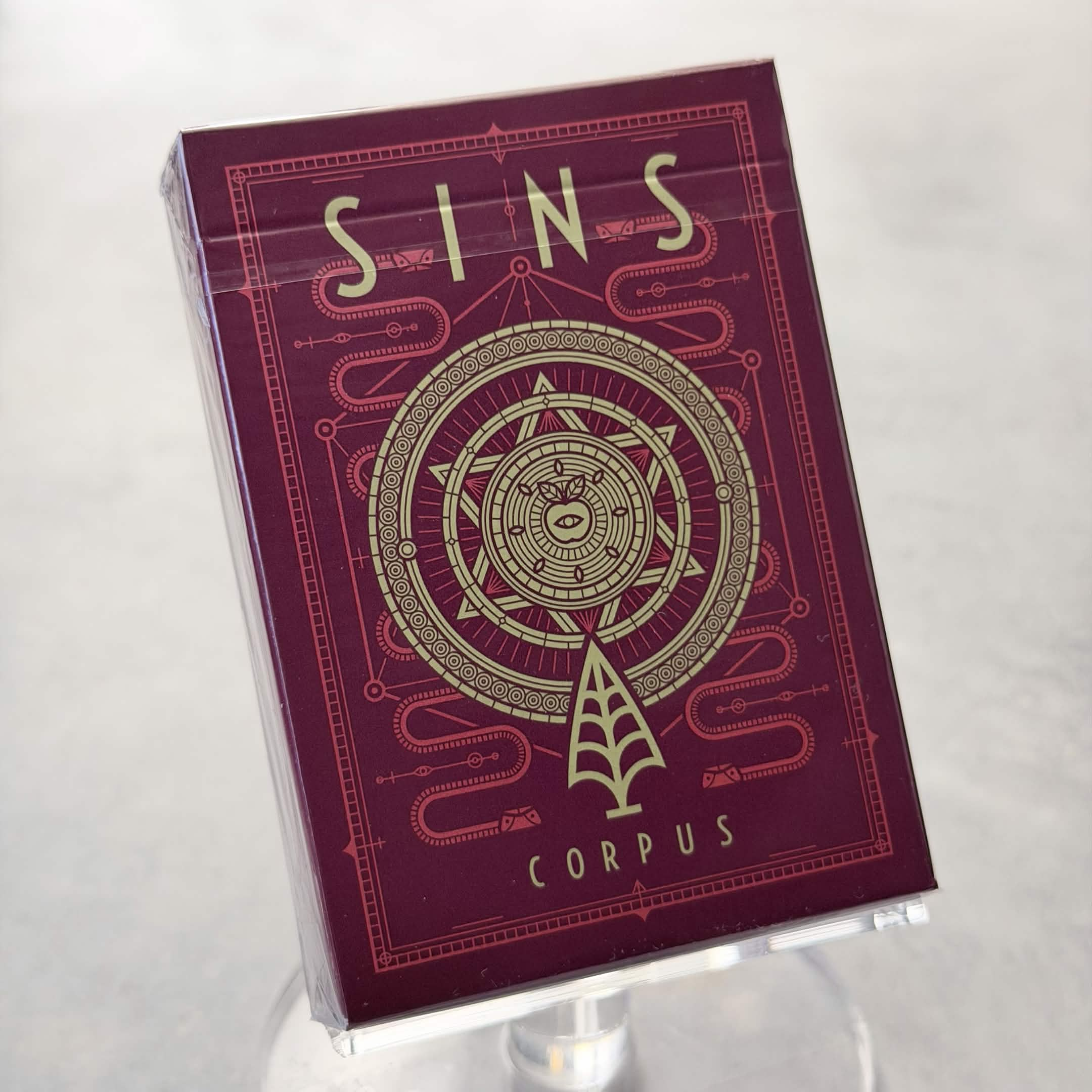 Sins Corpus (Red) Playing Cards