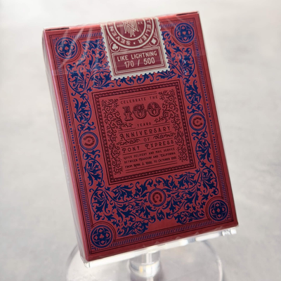Like Lightning (Cobalt Gilded) Playing Cards
