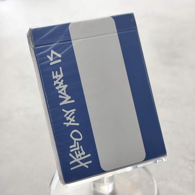 Hello My Name Is Playing Cards
