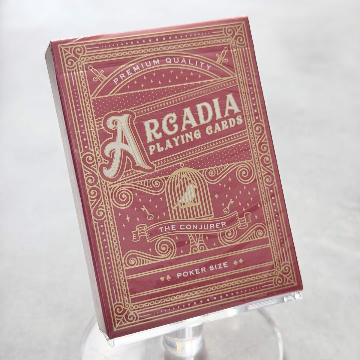 The Conjurer (Red) Playing Cards